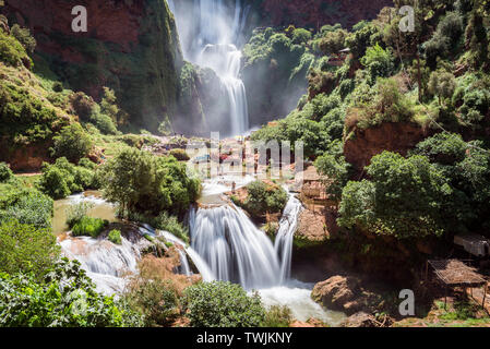 Ouzoud Wasserfälle, Marokko Stockfoto