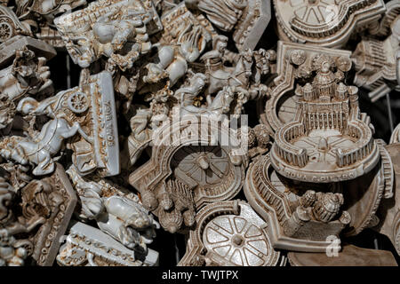 Mani Vatikan Rom Souvenirs zum Verkauf detail Stockfoto