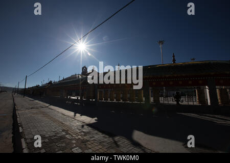 Landschaft von mardo County, Qinghai Stockfoto