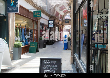 The Strand Arcade, Derby im Juni 2019 Stockfoto