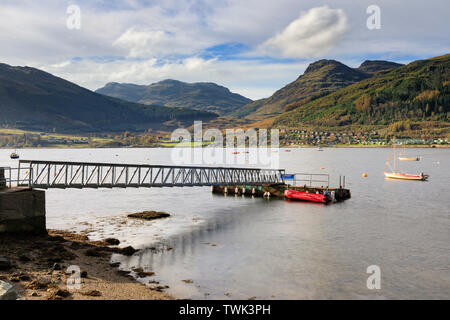 Loch Goil im Loch Lomond und der Trossachs National Park Schottland. Stockfoto