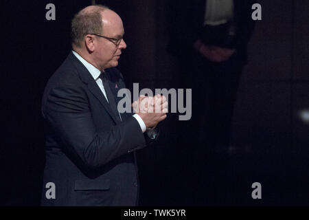 Madrid, Spanien. Juni, 2019 20. Fürst Albert II. von Monaco, bei der Präsentation der Fürst Albert II. von Monaco Awards Foundation im Museo Reina Sofia. Madrid, 20.06.2019 | Verwendung der weltweiten Kredit: dpa/Alamy leben Nachrichten Stockfoto