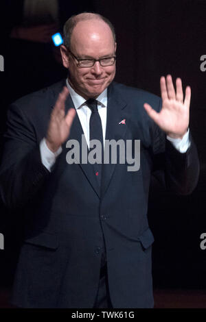 Madrid, Spanien. Juni, 2019 20. Fürst Albert II. von Monaco, bei der Präsentation der Fürst Albert II. von Monaco Awards Foundation im Museo Reina Sofia. Madrid, 20.06.2019 | Verwendung der weltweiten Kredit: dpa/Alamy leben Nachrichten Stockfoto