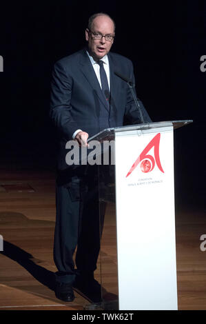 Madrid, Spanien. Juni, 2019 20. Fürst Albert II. von Monaco, bei der Präsentation der Fürst Albert II. von Monaco Awards Foundation im Museo Reina Sofia. Madrid, 20.06.2019 | Verwendung der weltweiten Kredit: dpa/Alamy leben Nachrichten Stockfoto