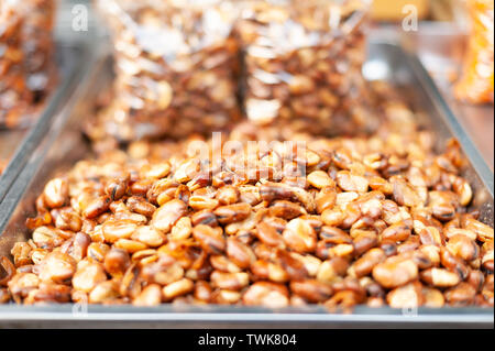 Würzige Hu bean Reis auf Snack Street in Xi'an Stockfoto