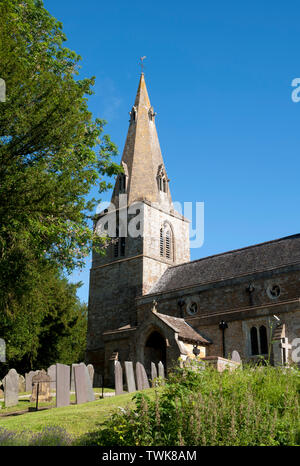 St. Helen's Church, Gumley, Leicestershire, England, Großbritannien Stockfoto