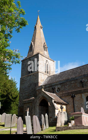 St. Helen's Church, Gumley, Leicestershire, England, Großbritannien Stockfoto