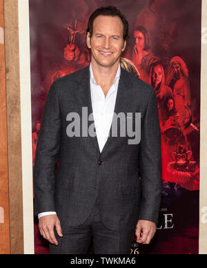 Westwood, CA - 20. Juni 2019: Patrick Wilson kommt für die Premiere von Warner Bros." Annabelle kommt nach Hause' im Regency Dorf Theater Stockfoto