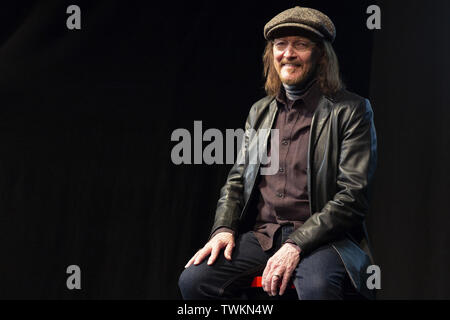 Schauspieler Ted Neeley, berühmt für seine Rolle in 'Jesus Christ Superstar', stellt in Madrid, Spanien Mit: Ted Neeley Wo: Madrid, Spanien Wann: 21. Mai 2019 Credit: Oscar Gonzalez/WENN.com Stockfoto