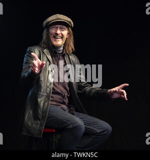 Schauspieler Ted Neeley, berühmt für seine Rolle in 'Jesus Christ Superstar', stellt in Madrid, Spanien Mit: Ted Neeley Wo: Madrid, Spanien Wann: 21. Mai 2019 Credit: Oscar Gonzalez/WENN.com Stockfoto