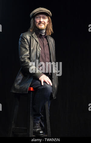 Schauspieler Ted Neeley, berühmt für seine Rolle in 'Jesus Christ Superstar', stellt in Madrid, Spanien Mit: Ted Neeley Wo: Madrid, Spanien Wann: 21. Mai 2019 Credit: Oscar Gonzalez/WENN.com Stockfoto