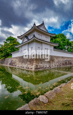 Nijo-jo Burg im Frühling Stockfoto