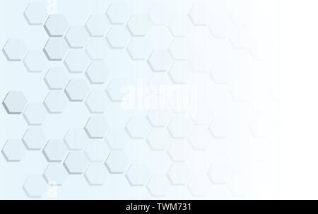 Bienenstock Hexagon und Raum Hintergrund Stockfoto