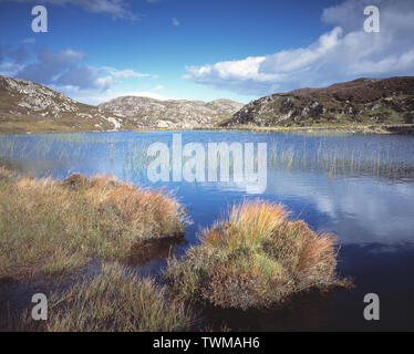 Vereinigtes Königreich. Schottland. Die äußeren Hebriden. Isle of Harris. Loch in der Nähe von Manish. Stockfoto