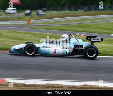 Klaus Bergs, Brabham BT36, HSCC historische Formel 2, Formel Atlantic, Meister Historisches Festival, Brands Hatch, Mai 2019. Brands Hatch, klassische Autos, c Stockfoto