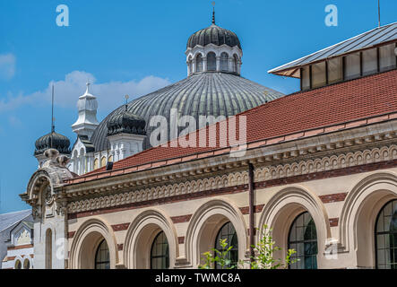 Blick auf Sofia's Synagoge vom Historischen Zentrum von Sofia Markthalle, Sofia, Bulgarien, Stockfoto