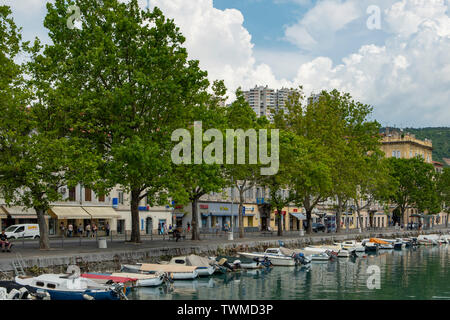 Mrtvi Canal, Rijeka, Kroatien Stockfoto