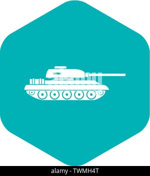 Tank-Symbol, einfachen Stil Stock Vektor