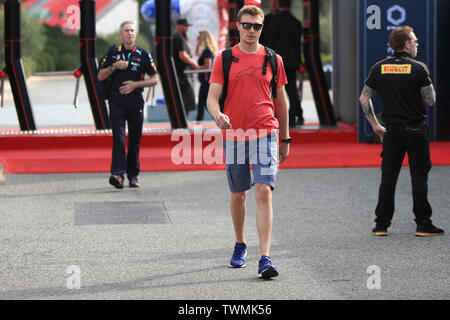 Marseille, Frankreich. 21. Jun 2019. FIA Formel 1 Grand Prix von Frankreich, Training; Sergei Sirotkin Credit: Aktion Plus Sport Bilder/Alamy leben Nachrichten Stockfoto