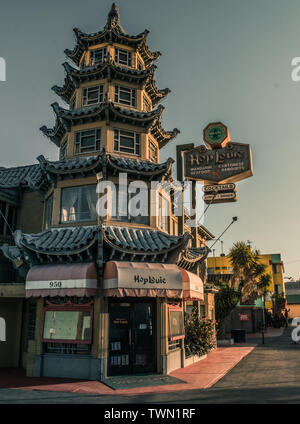 Der Hop Louie, Chinatown Los Angeles Stockfoto