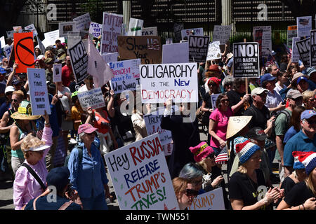 15 April 2017 Trumpf Steuern März, Los Angeles, Kalifornien Stockfoto