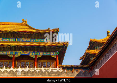 Der königliche Palast Pavillon im verboten Stadt in Peking Stockfoto