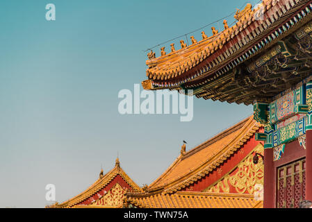 Der königliche Palast Pavillon in der Verbotenen Stadt in Peking Stockfoto