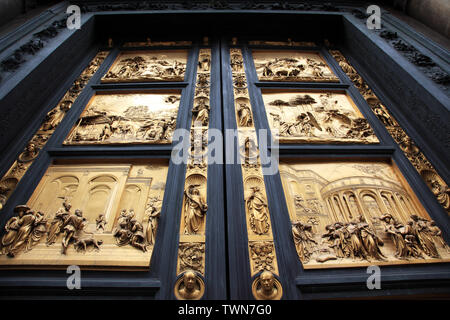 Die Osttür des Baptisteriums in Florenz Italien Stockfoto