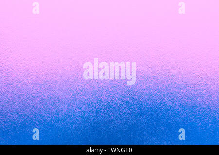 Metallisch glänzende Rosa und Blau blatt Folie Textur Hintergrund Stockfoto