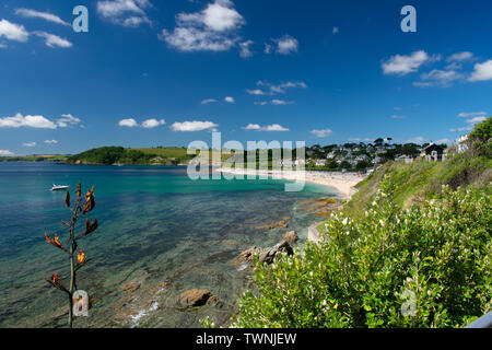 Über Gyllyngvase Beach Stockfoto