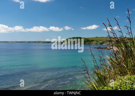 Über Gyllyngvase Beach Stockfoto