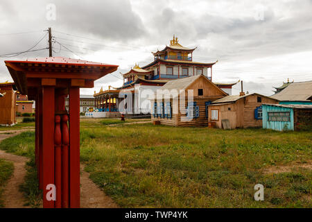 Ivolginsky Datsan, Burjatien, Russland - 07 September, 2018: Die Ivolginsky datsan ist die Buddhistische Tempel in Burjatien. Stockfoto