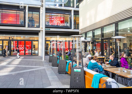 David Jones Kaufhaus in Barangaroo in Sydney, Cape neben Decken hat den Kunden warm halten, Sydney, Australien Stockfoto