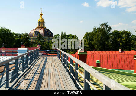 Sankt Petersburg, Russland. Das Großherzogliche Burial Vault, die speziell gebaute Mausoleum der Großen Herzöge und Herzoginnen Russlands in der Peter und Paul F Stockfoto