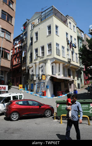 Straße Szenen des Sultanahmet, Istanbul. Stockfoto