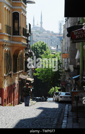 Straße Szenen des Sultanahmet, Istanbul. Stockfoto