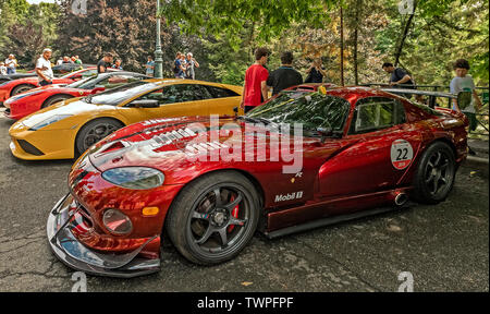 Turin, Piemont, Italien. Am 22. Juni 2019. Italien Piemont Turin Valentino Park Auto Show 2019 - Ferrari Credit: Wirklich Easy Star/Alamy leben Nachrichten Stockfoto