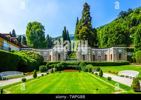 Villa d'Este am Comer See Stockfoto