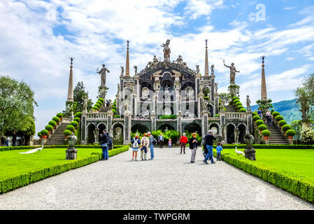 Isola Bella in Stresa, Italien Stockfoto