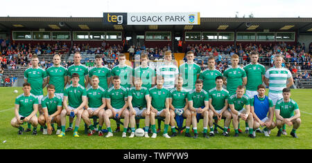 Westmeath, Irland. Am 22. Juni 2019, TEG Cusack Park, Westmeath, Irland; GAA Fußball All-Ireland Senior Meisterschaft Westmeath versus Limerick, Limerick squad dargestellt vor ihrem Zusammentreffen mit Westmeath bei TEG Cusack Park Credit: Aktion Plus Sport Bilder/Alamy leben Nachrichten Stockfoto