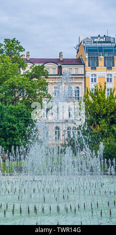 Das City Garden, Sofia der Ältesten und zentralsten öffentlichen Garten im historischen Zentrum der Stadt. Sofia, Bulgarien Stockfoto