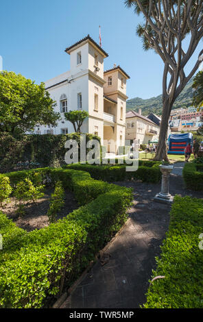 Das Kloster (Governor's Residence), Kloster, Main Street, Gibraltar auf jährliche Nächstenliebe Tag Tag der offenen Tür der Gärten Stockfoto