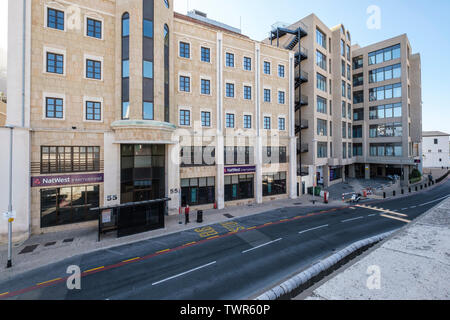 NatWest Bank International, Gibraltar Stockfoto