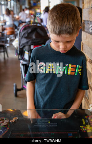 Junge Videospiel Stockfoto