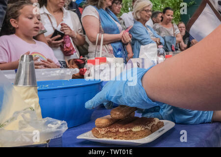 Bibione, Italien - 23. Juni: eine Bühne der Tiramisu Wm fand in Bibione, die Endrunde findet in Treviso. Stockfoto