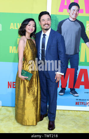 "Immer meine Vielleicht 'Premiere im Village Theatre am 22. Mai 2019 in Westwood, CA bietet: Jae Suh Park, Randall Park, wo: Westwood, Kalifornien, Vereinigte Staaten, wenn: 23. Mai 2019 Credit: Nicky Nelson/WENN.com Stockfoto