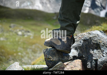 In der Nähe der Wander- und Bergwelt. Schweiz Stockfoto