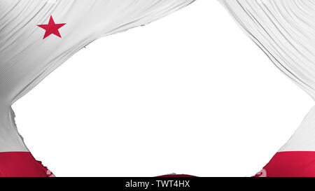Unterteilt California State Flag Stockfoto