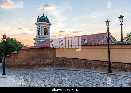 Plovdiv-orthodoxen Kirche der heiligen Mutter Gottes Stockfoto