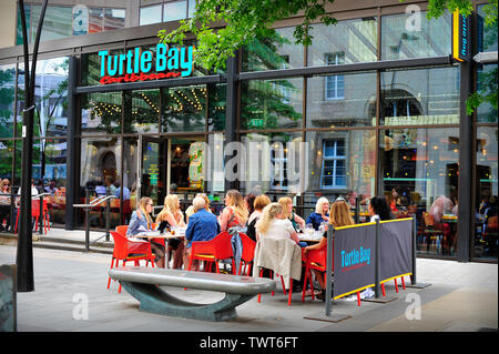 Turtle Bay Caribbean Restaurant Sheffield City Centre Stockfoto